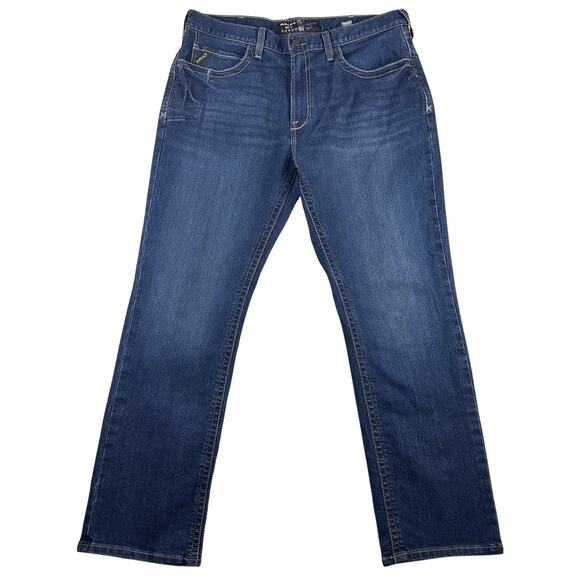 ARIAT Rebar M4 Relaxed Boot DuraStretch Edge Cut Jean Men's Size 38x34 Workwear